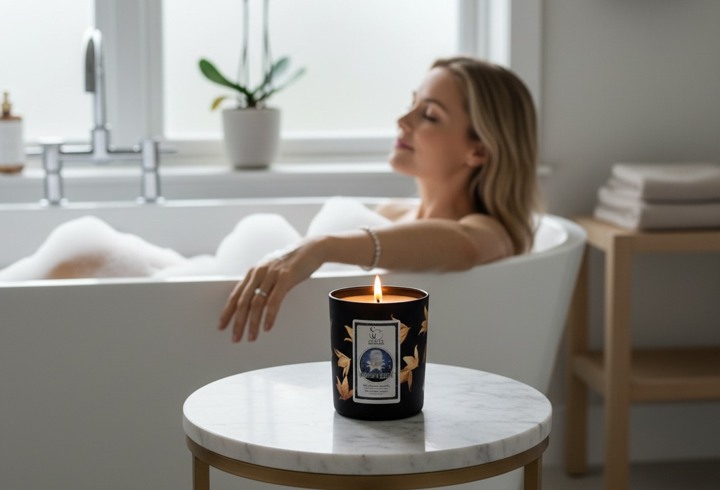 Moon Lily – Luxury Lily & Amber Soy Candle (30cl)