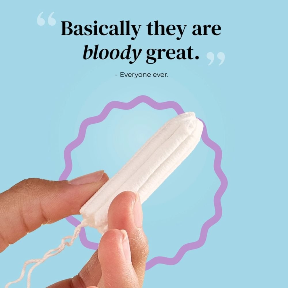 Mooncup Organic Cotton Non-Applicator Tampons Light Regular – 18 Pack Plastic-Free