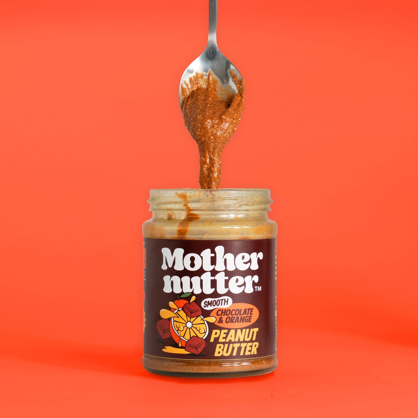 Mothernutter Smooth Chocolate & Orange Peanut Butter (280g)