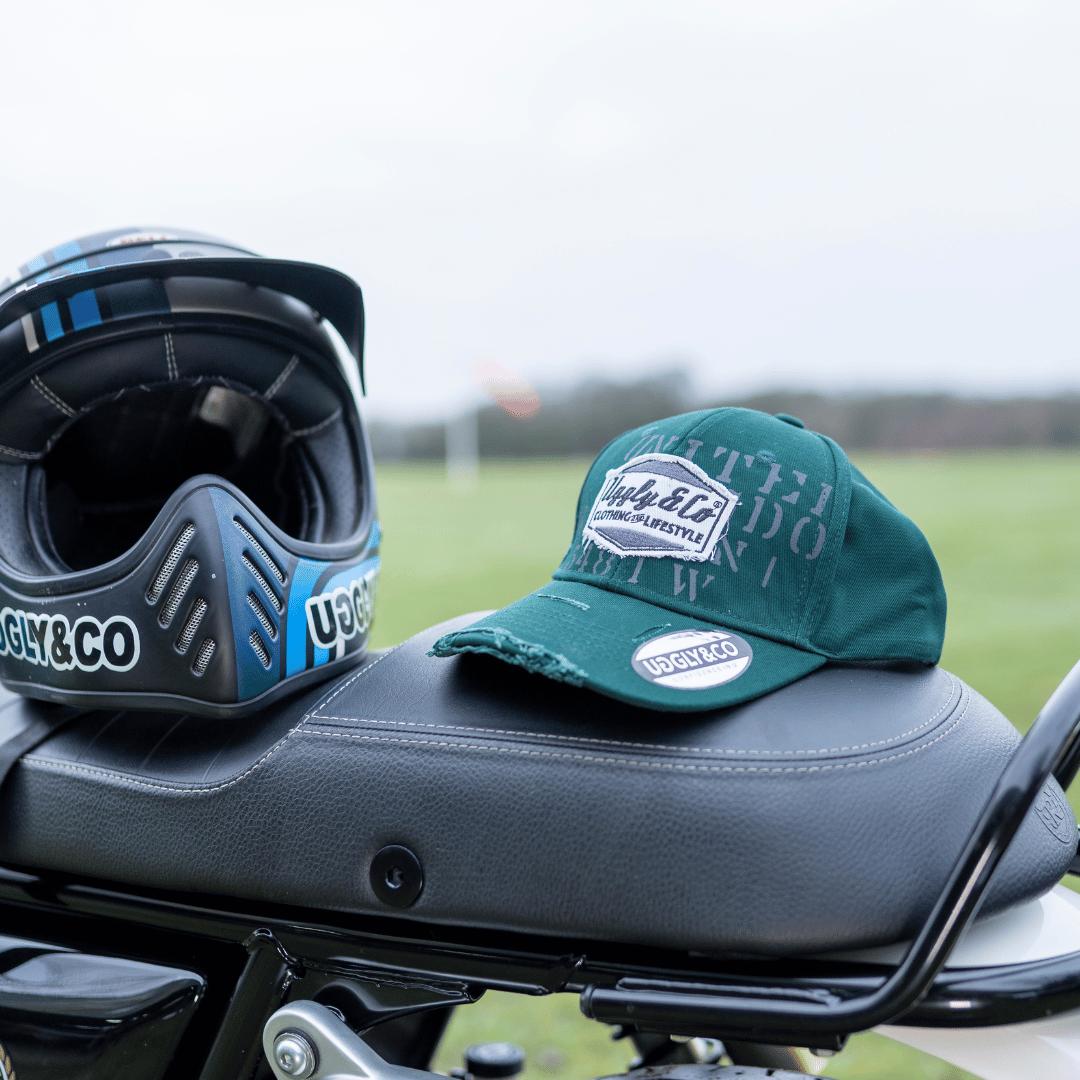 Green 'Aviation' Diamond Trucker Hat