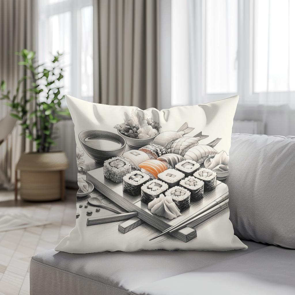 Sushi Zen Cotton Cushion