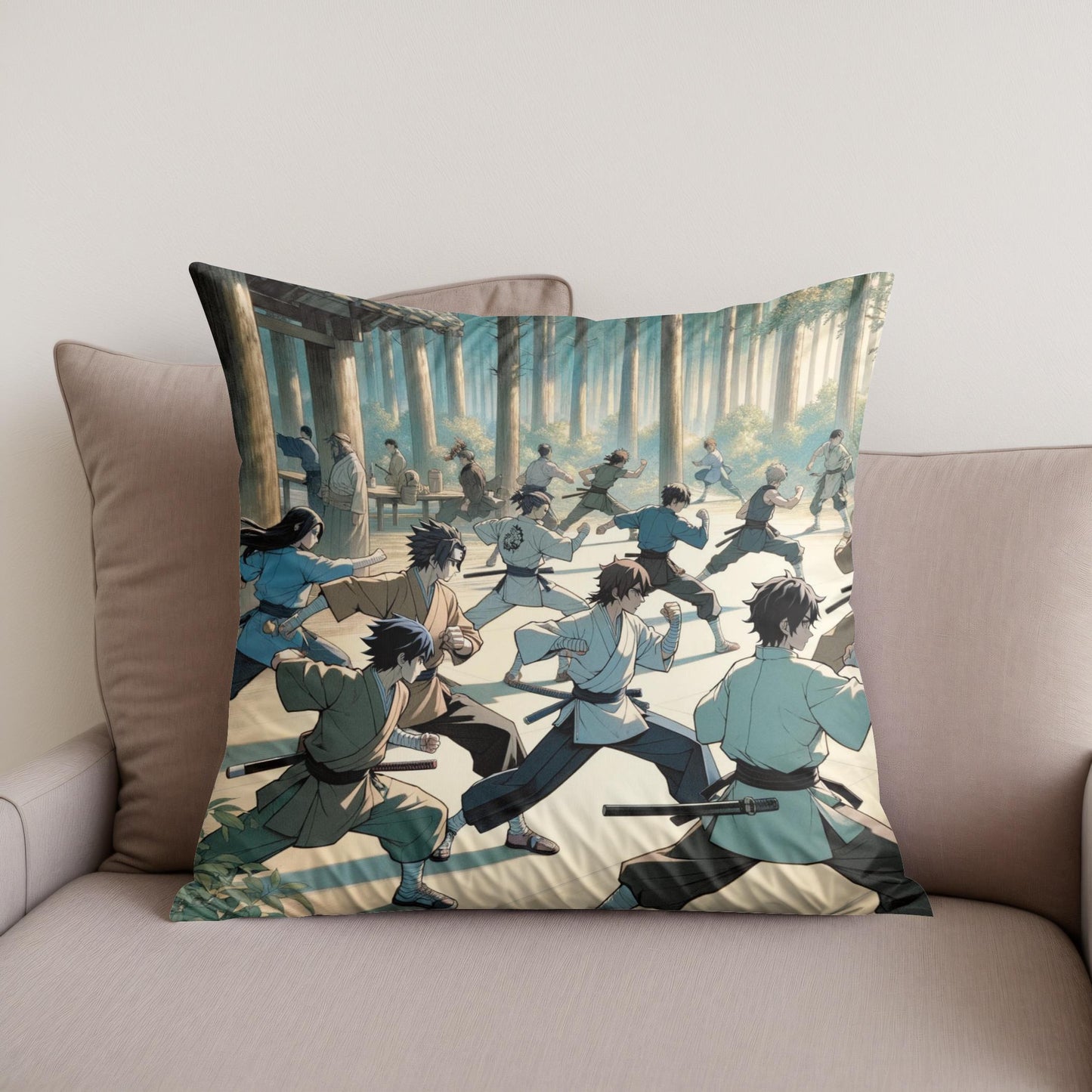 Forest Dojo Chronicles Cotton Cushion