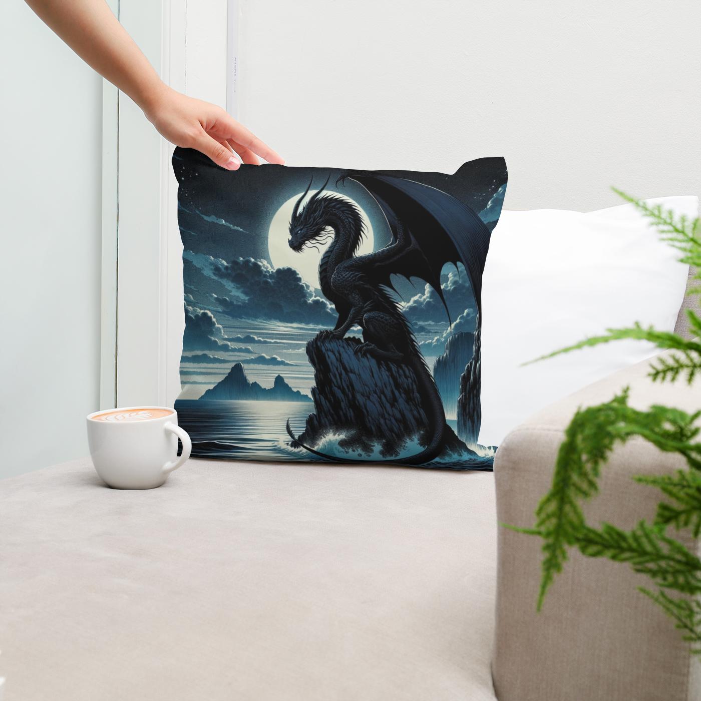 Twilight Dragon Cotton Cushion