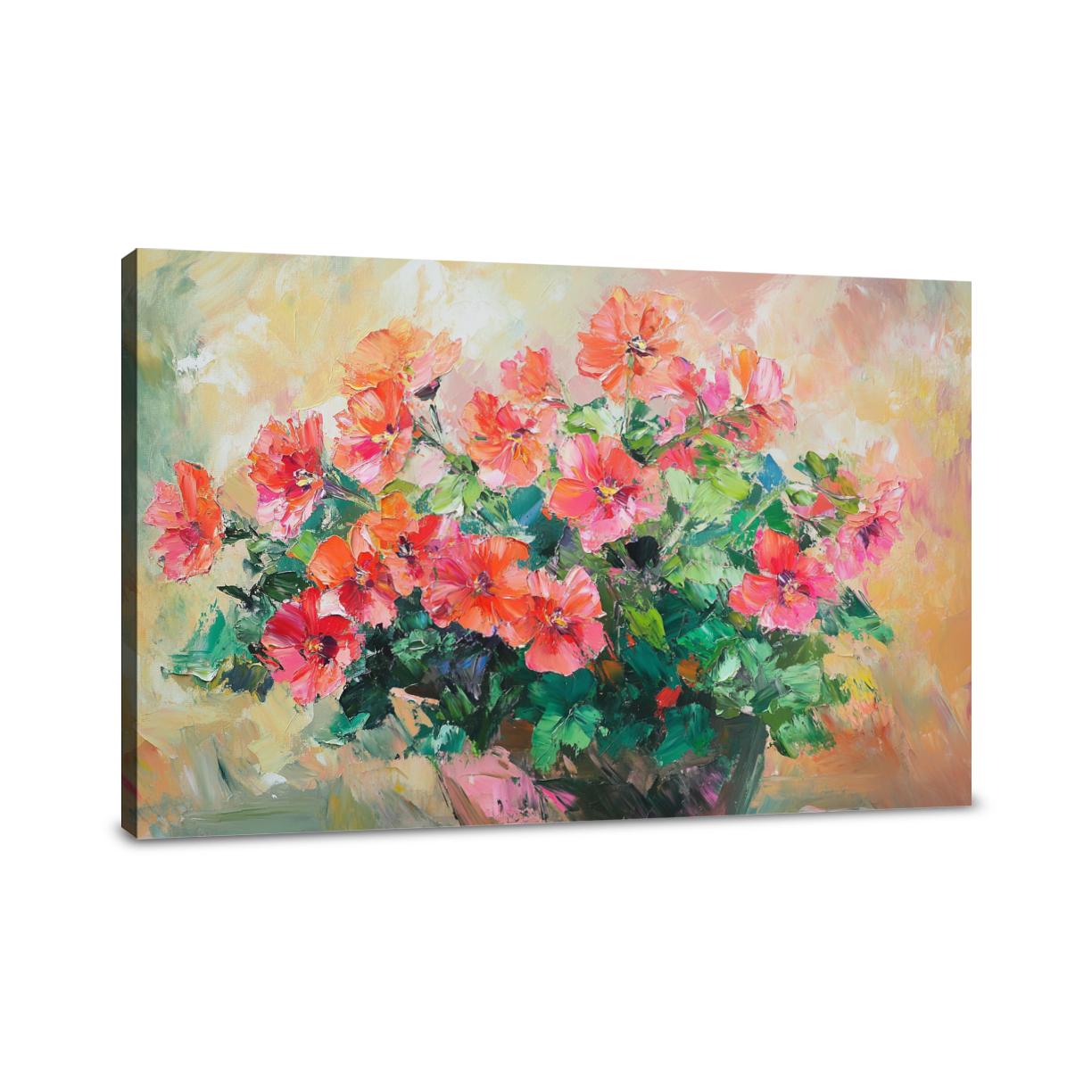 Geranium Reverie Canvas