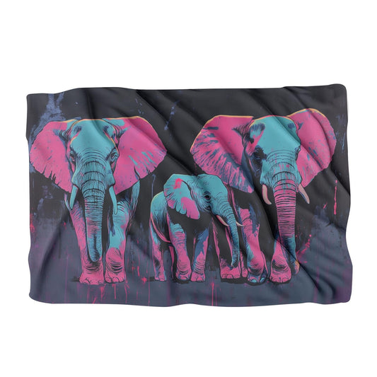Elephant Family Harmony Blanket