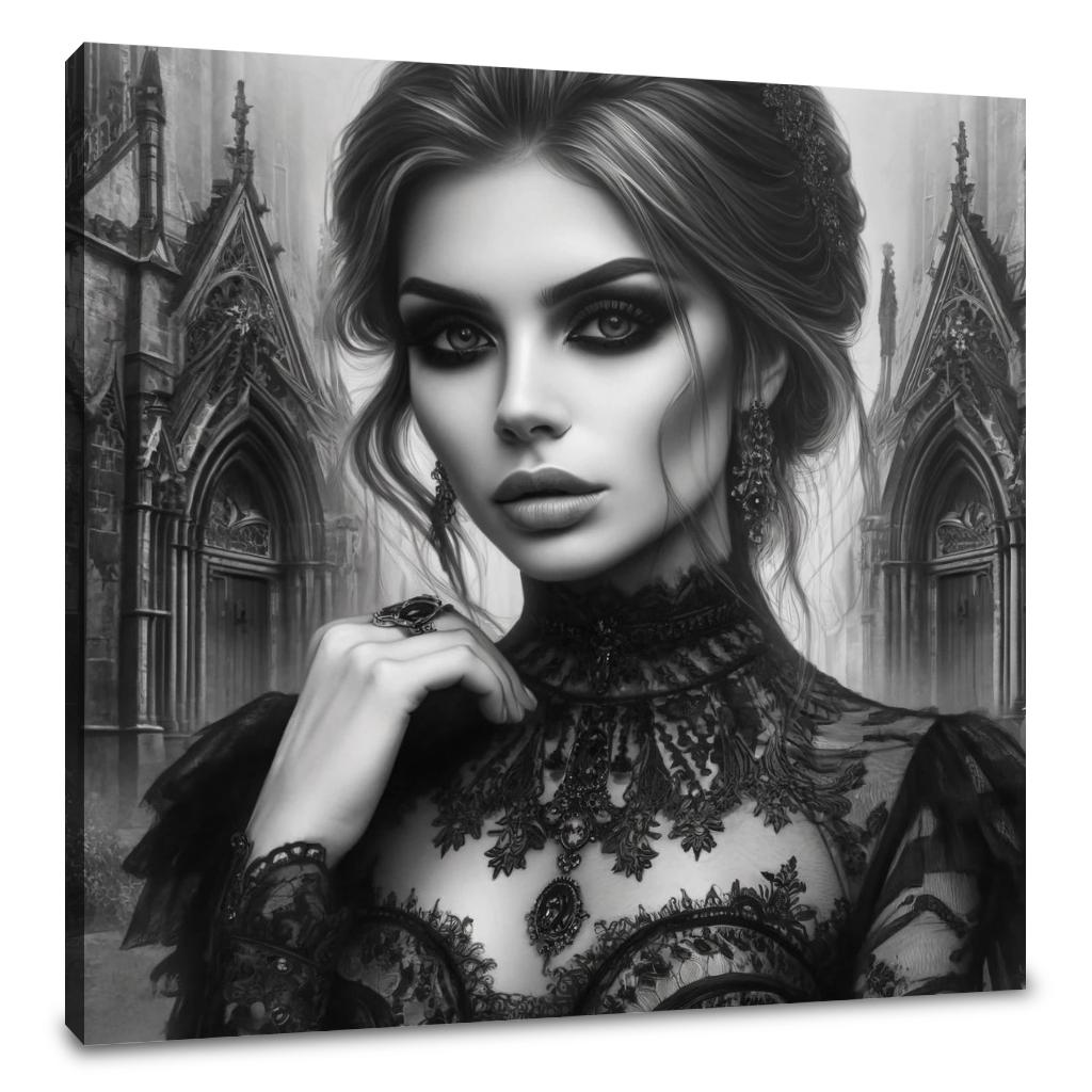 Gothic Grace Canvas
