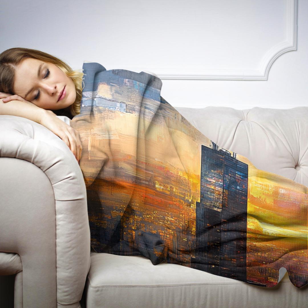 Willis Tower Evening Blanket