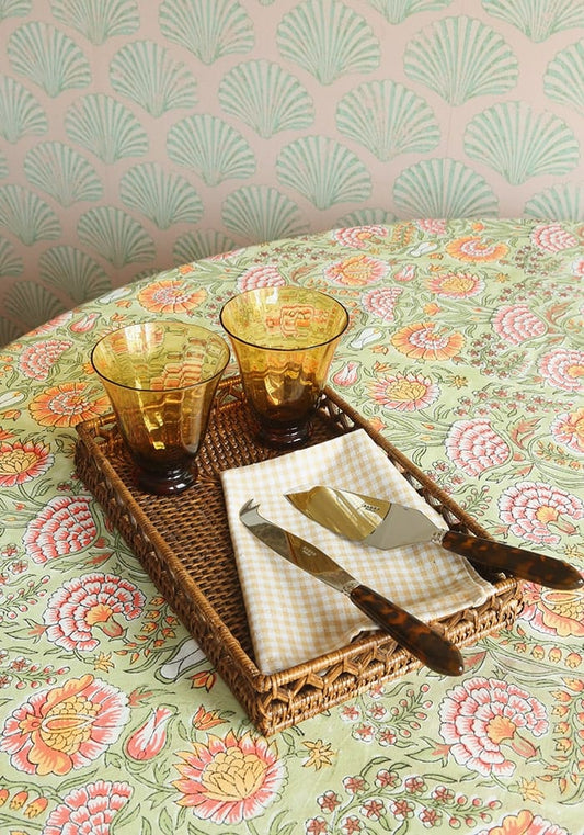 Mughal Rajan Floral Tablecloth