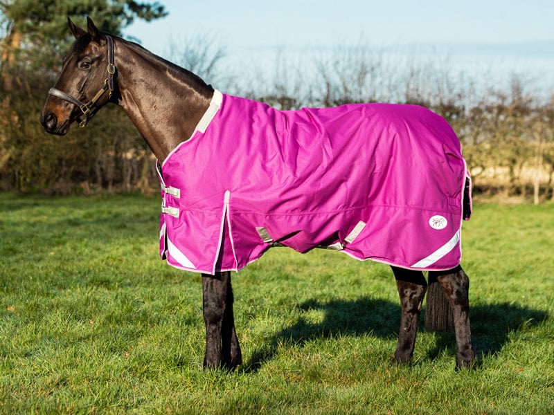 0g Detachable Neck Turnout Rug - Mulberry