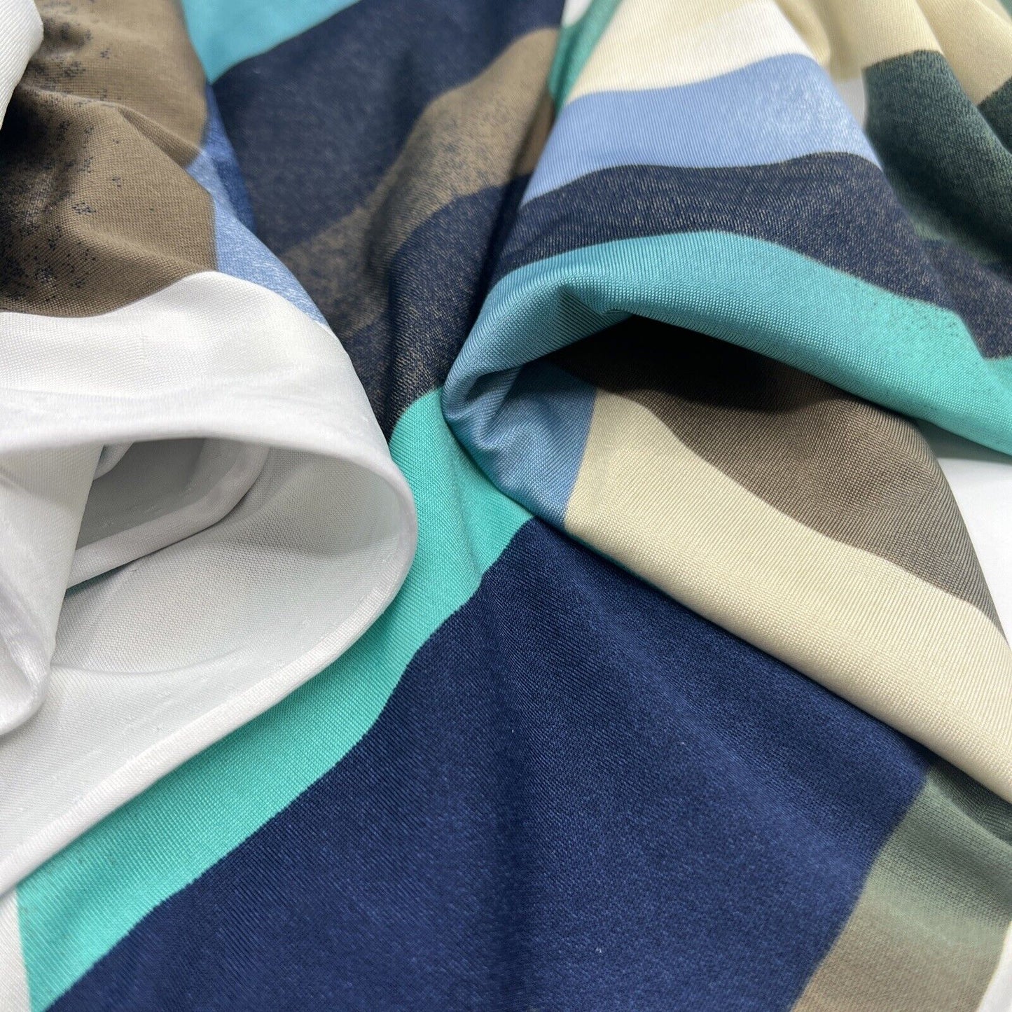 Multi Block Soft Touch Stretch Fabric