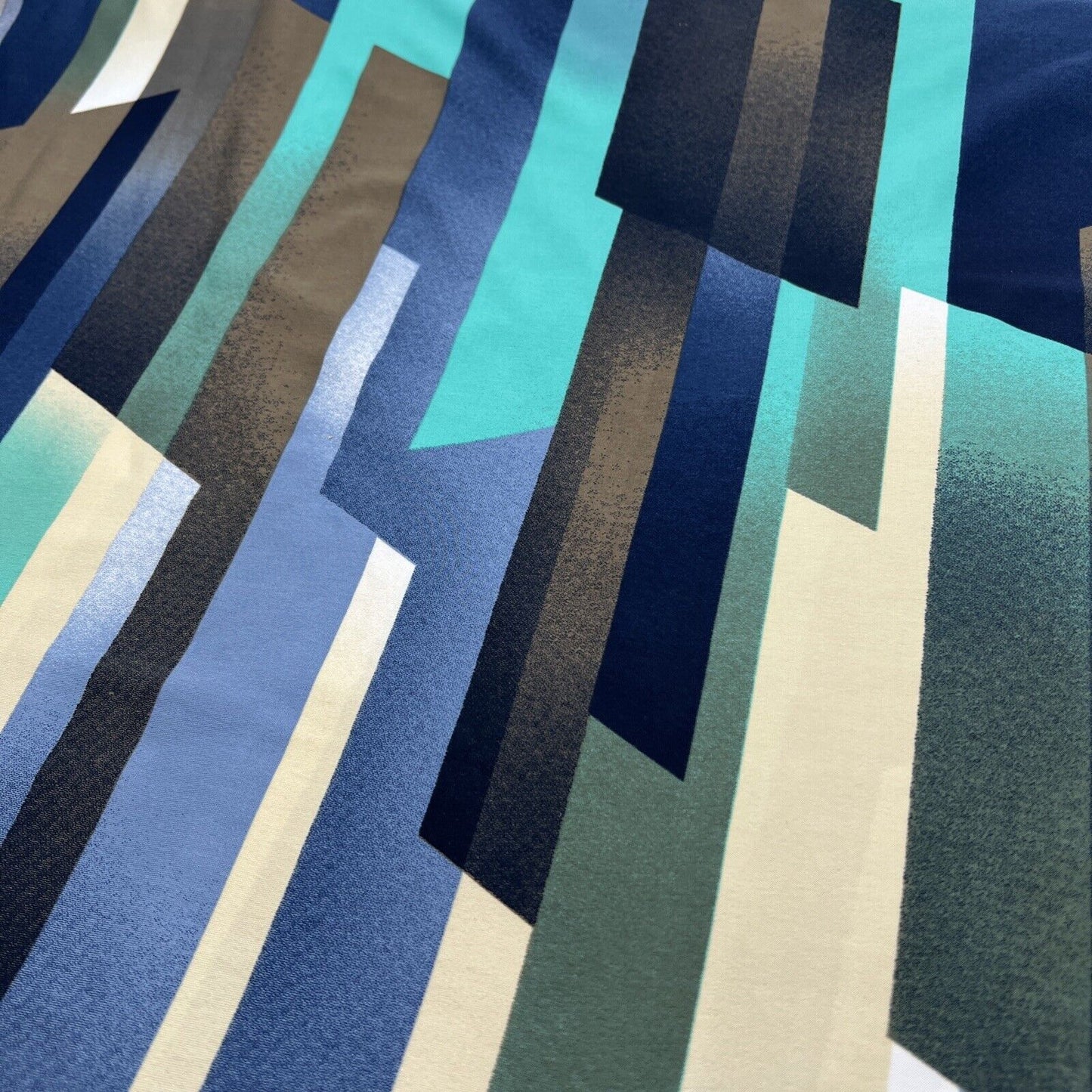 Multi Block Soft Touch Stretch Fabric
