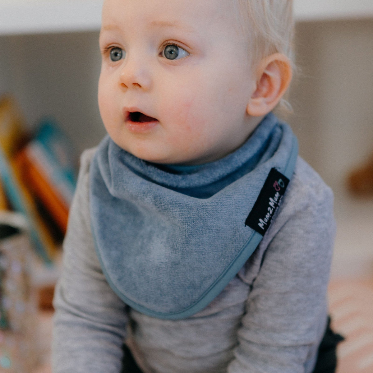 Mum 2 Mum Bandana Style Wonder Bib - Rust Orange