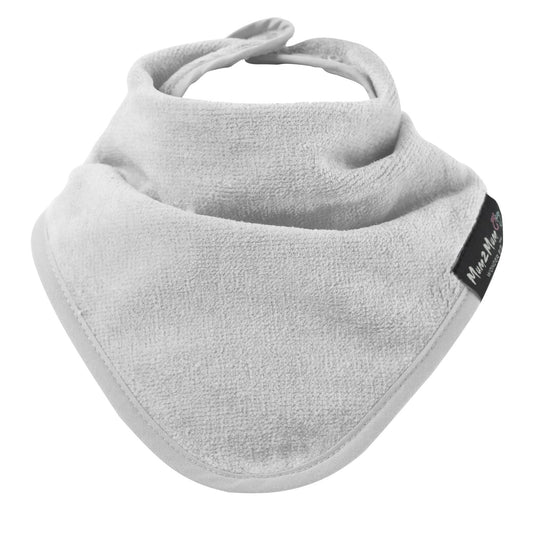 Mum 2 Mum Bandana Style Wonder Bib - Stone Grey