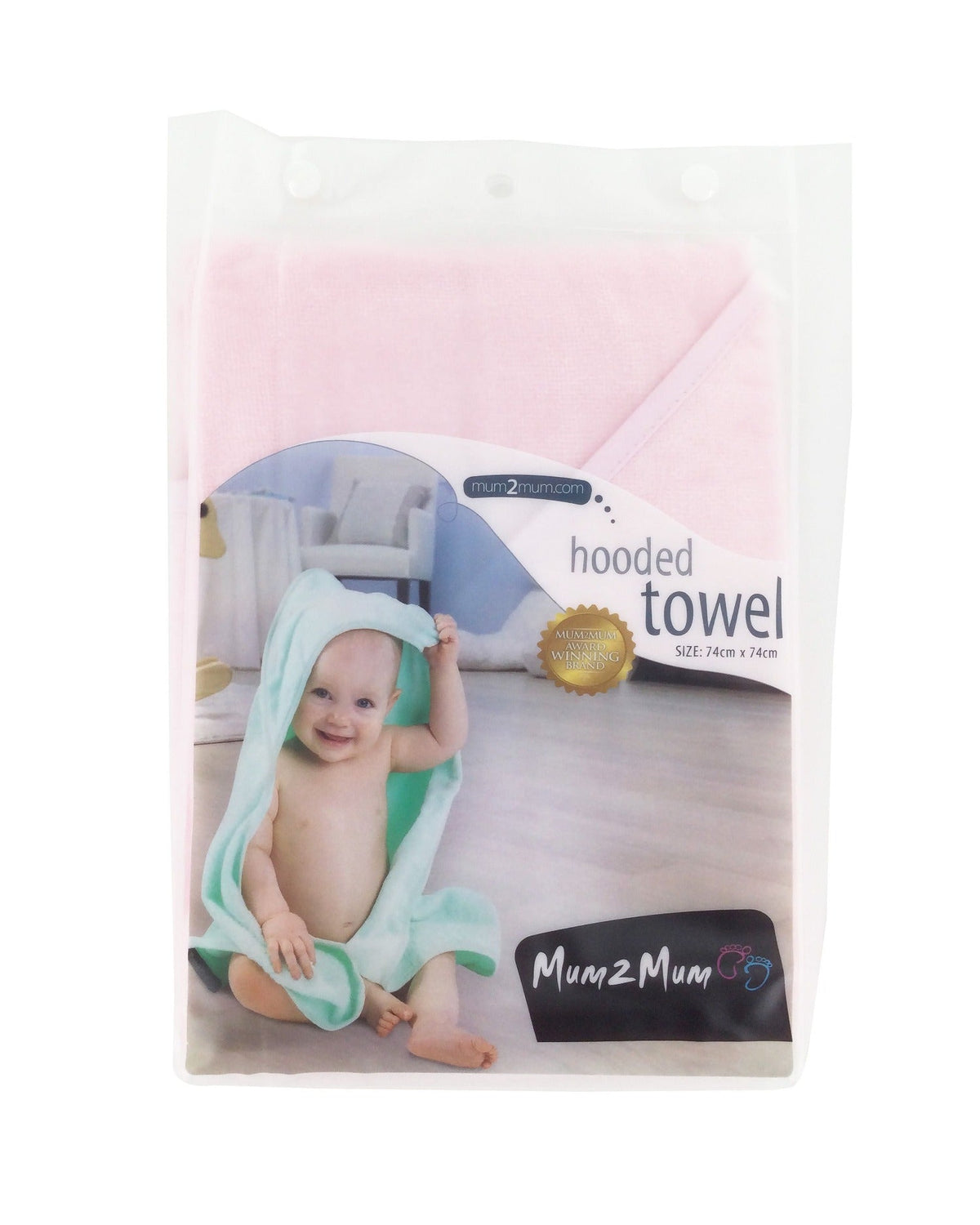 Mum 2 Mum Hooded Towel - Six Colours