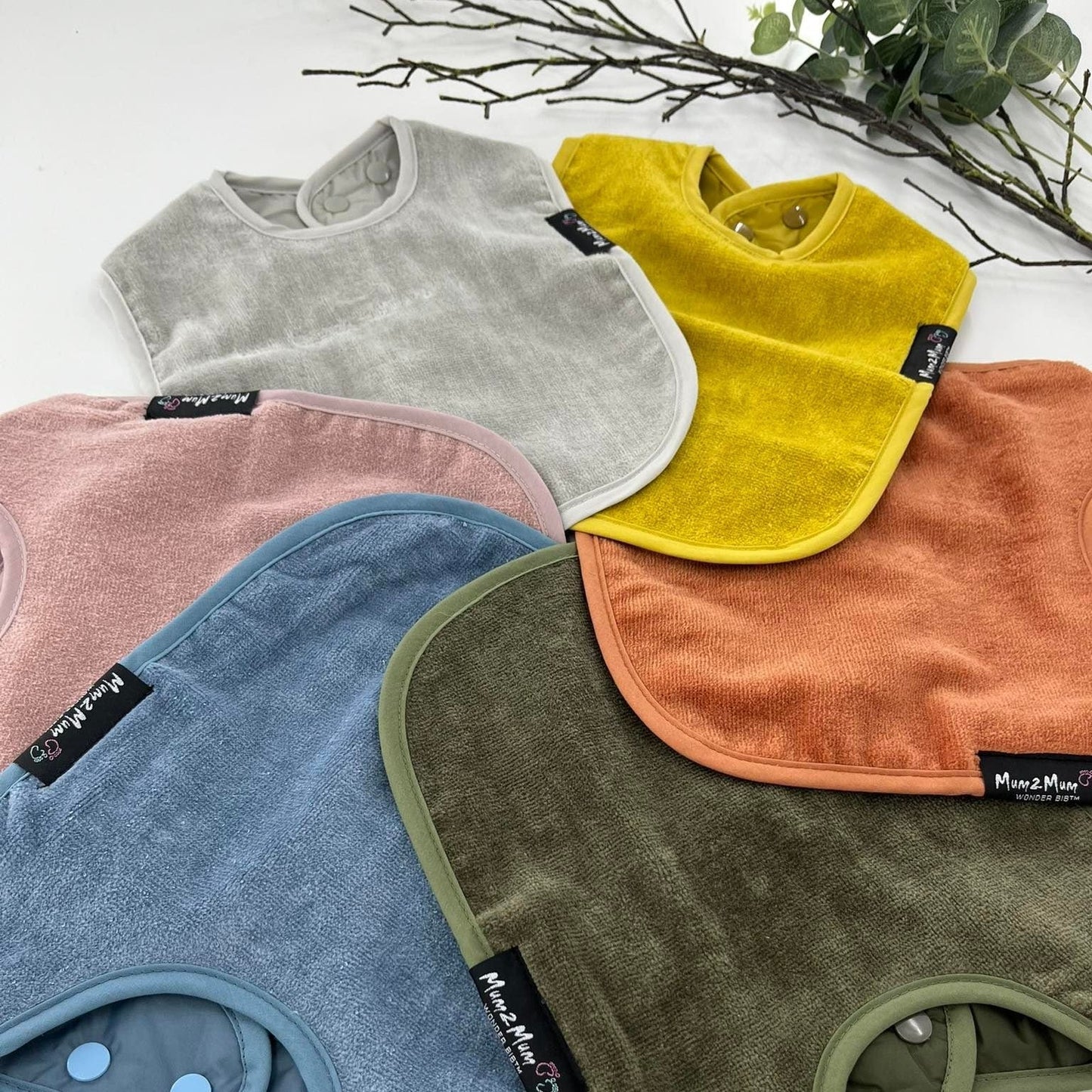Mum 2 Mum Standard Wonder Bib - 22 Colours