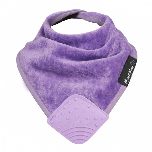 Mum 2 Mum Teething Bandana Wonder Bib - Purple