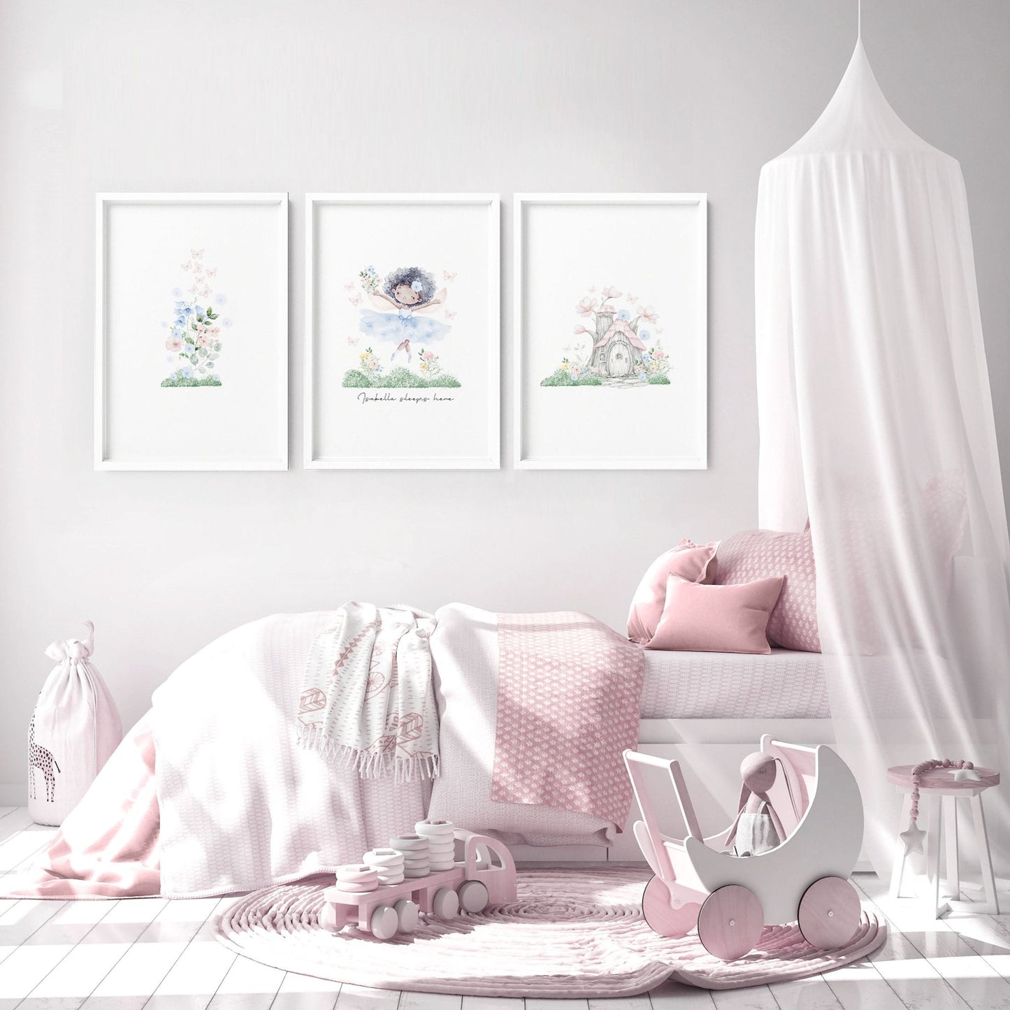 Murals For Nursery Rooms | Set of 3 wall art prints