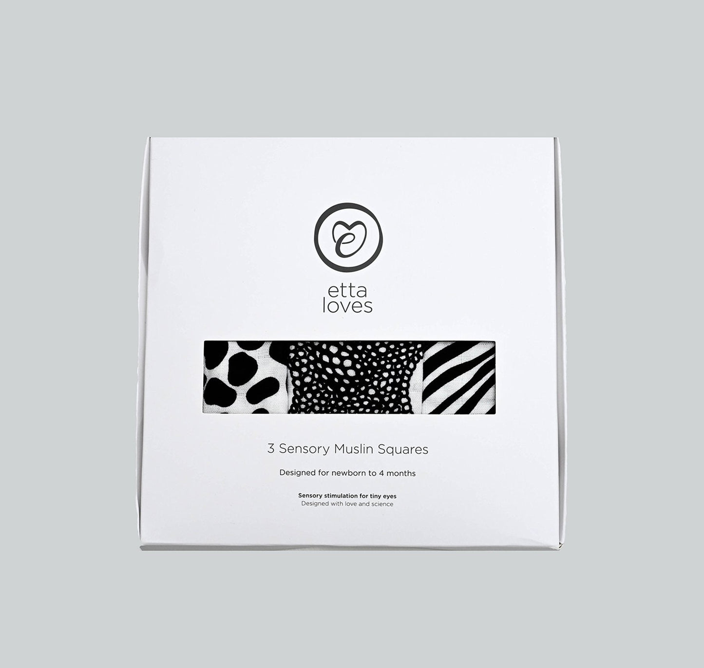 ANIMAL PRINT MUSLIN 3-PACK - birth to 4 months