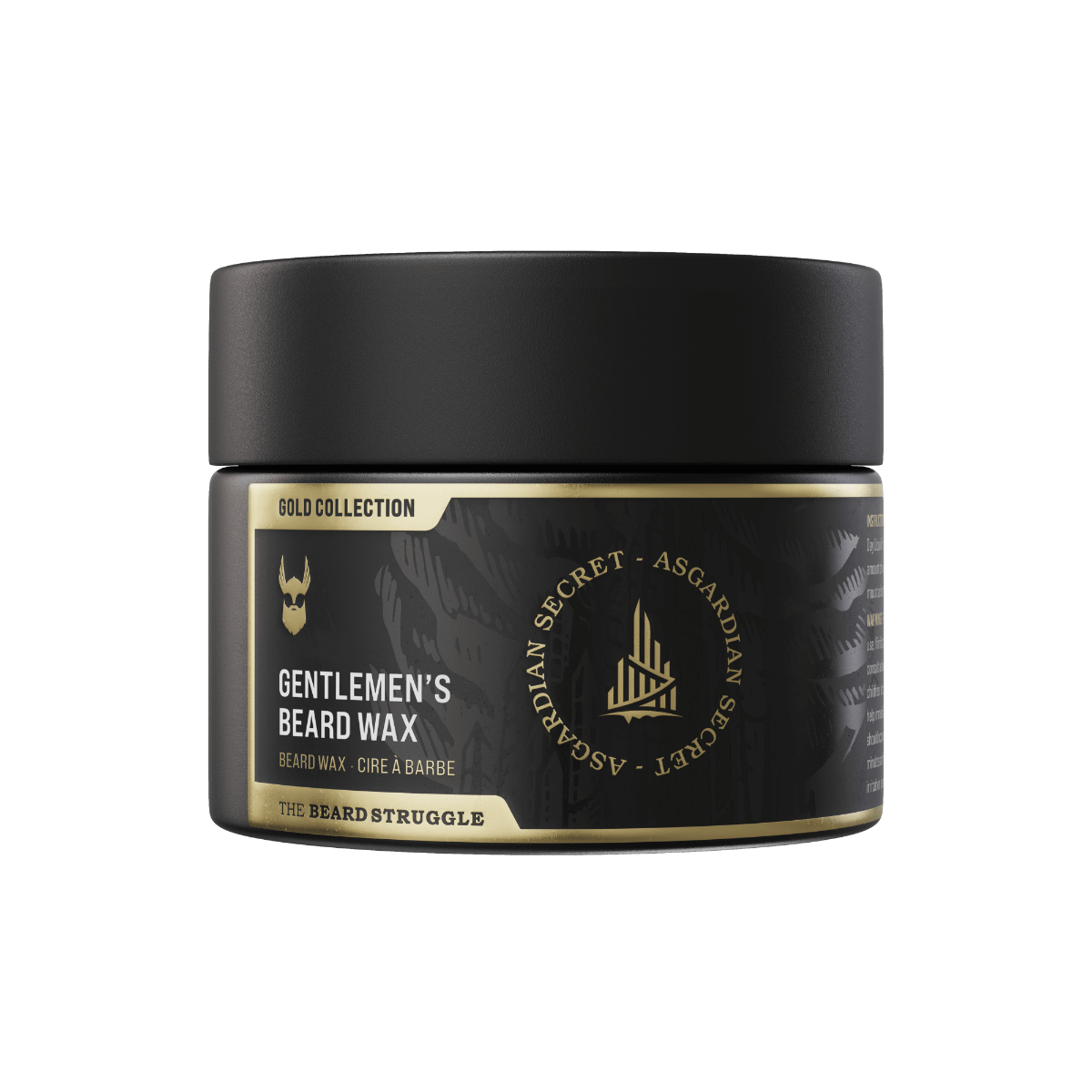 Clear Mustache Wax for a Natural Hold