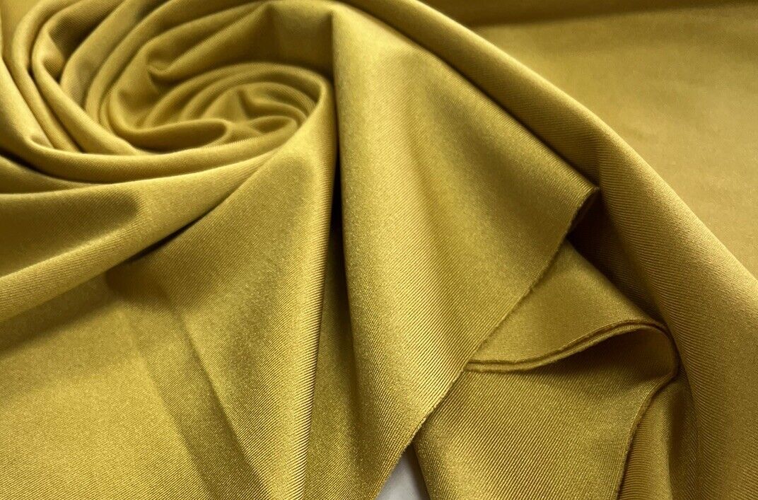 Mustard Gold Swimwear / Sportswear 4 Way Stretch Fabric