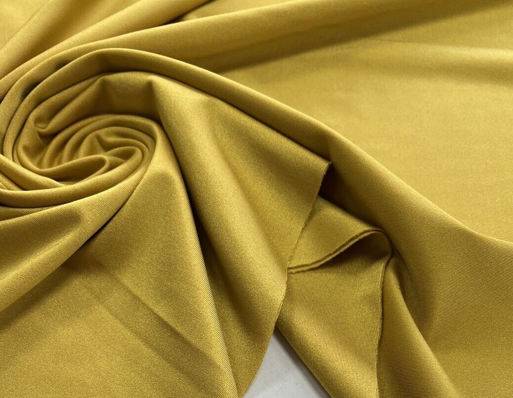 Mustard Gold Swimwear / Sportswear 4 Way Stretch Fabric