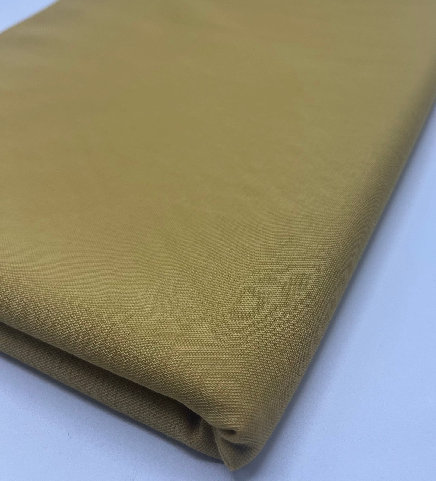 Mustard Linen Look Non Stretch Fabric