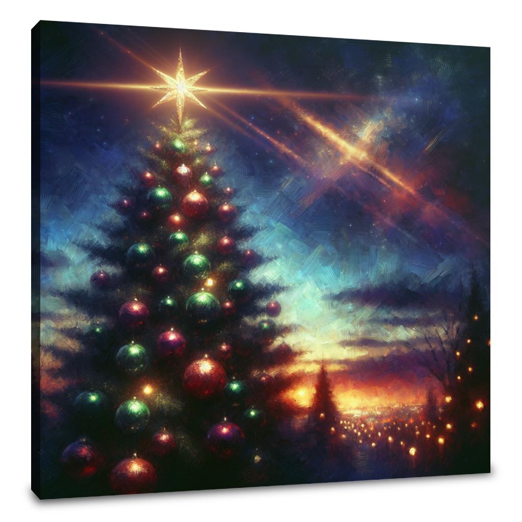 Twilight Christmas Reverie Canvas