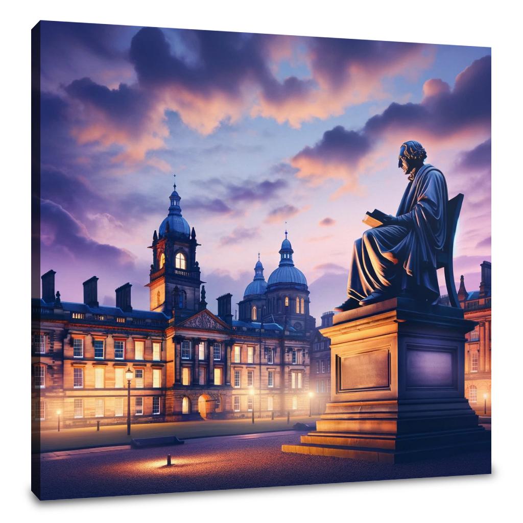 Scholar's Twilight at Newcastle Canvas