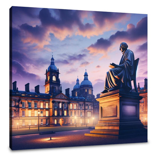 Scholar's Twilight at Newcastle Canvas