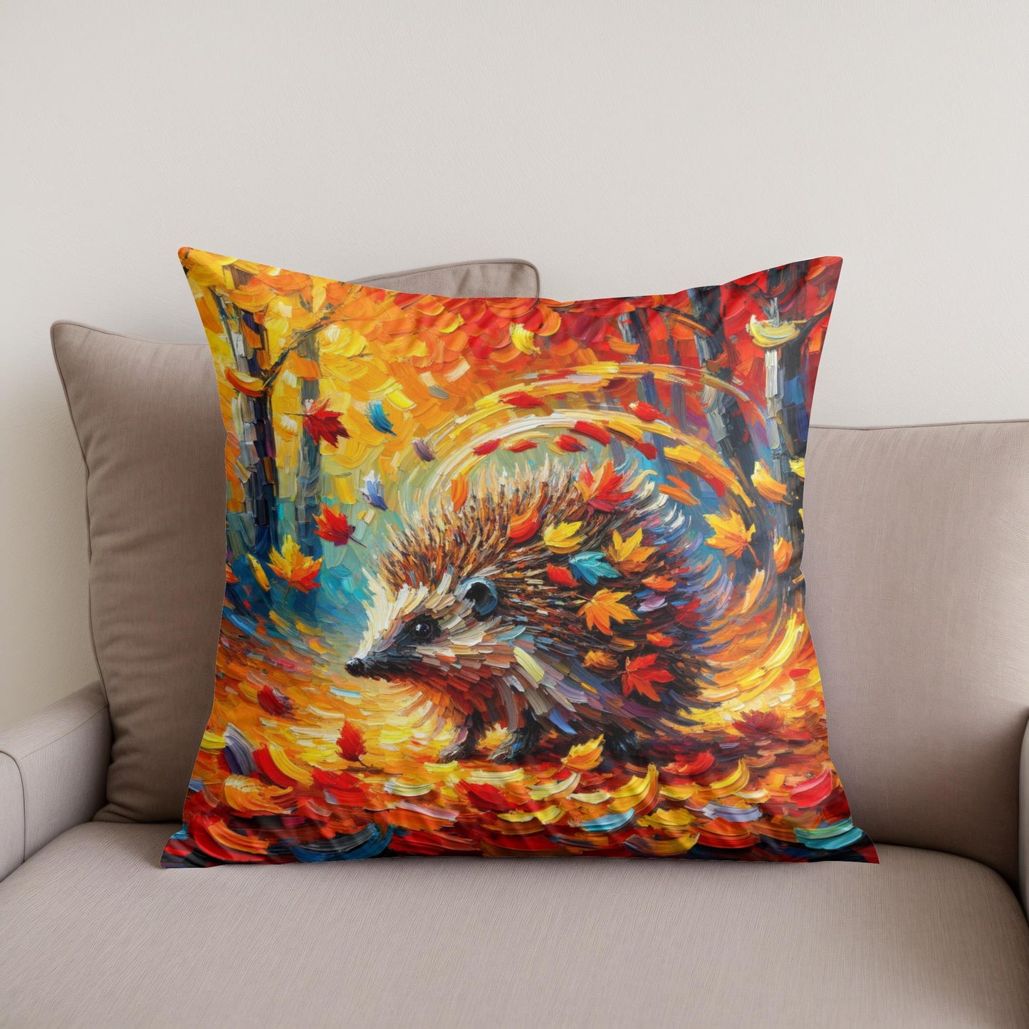 Autumn Whimsy Cotton Cushion