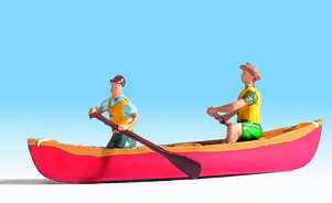 Canoe and Characters Terrarium Figures 16805