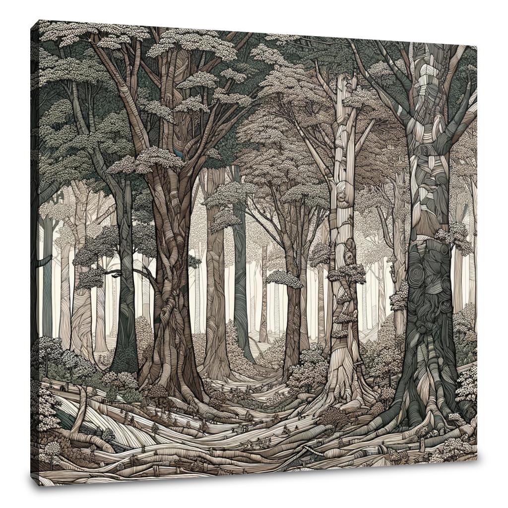 Enchanted Forest Whispers Canvas
