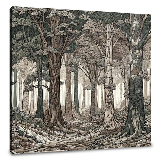 Enchanted Forest Whispers Canvas