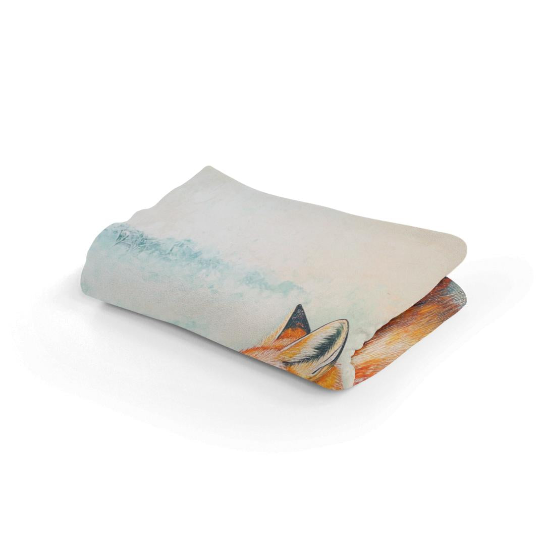 Red Fox Dawn Blanket