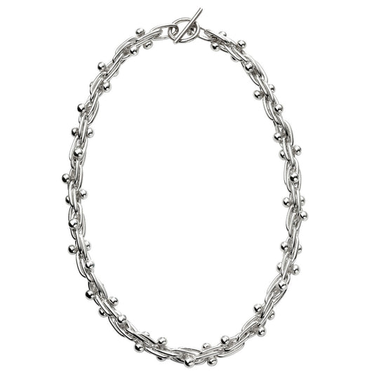 Beginnings Mexican Style Ball and Bar Necklace