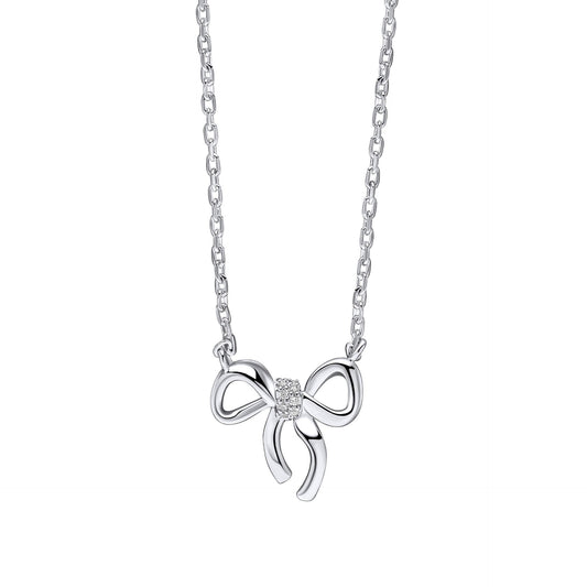 Laura Ashley Fashion Children’s Ribbon Bow Necklace