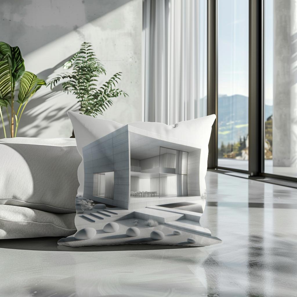 Zen Clarity Cotton Cushion