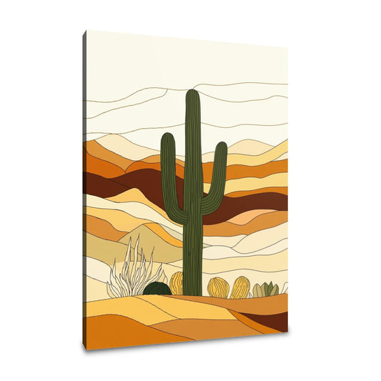 Minimalist Desert Canvas