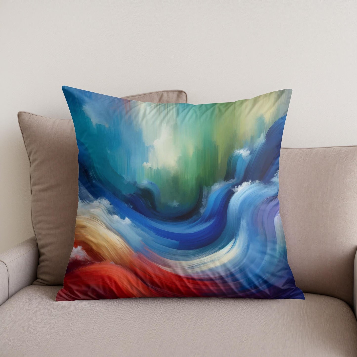 Bold Harmony Cotton Cushion