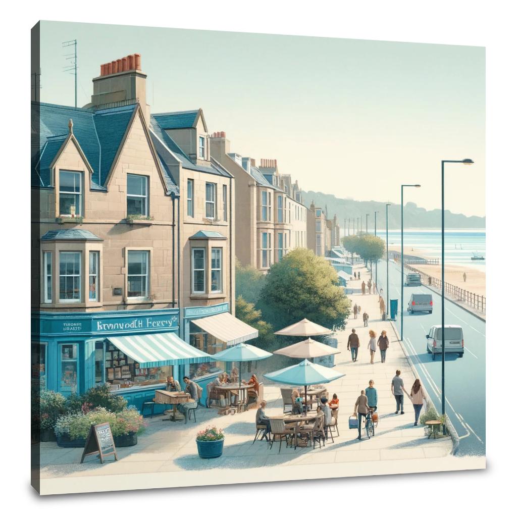Broughty Ferry Road Canvas
