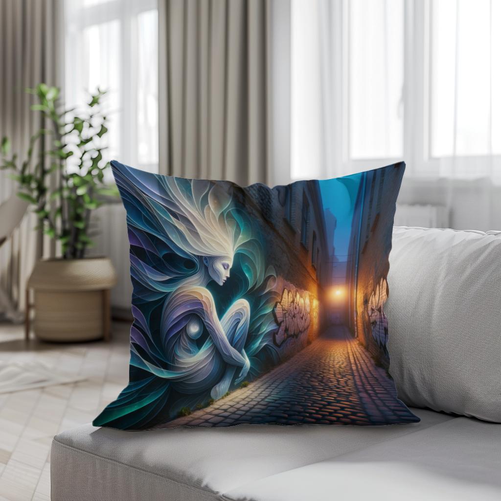 Whispering Alley Cotton Cushion