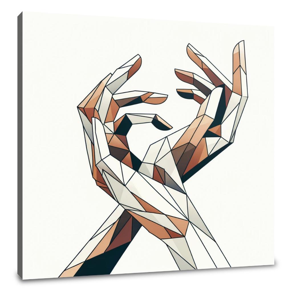 Elegant Gestures Canvas