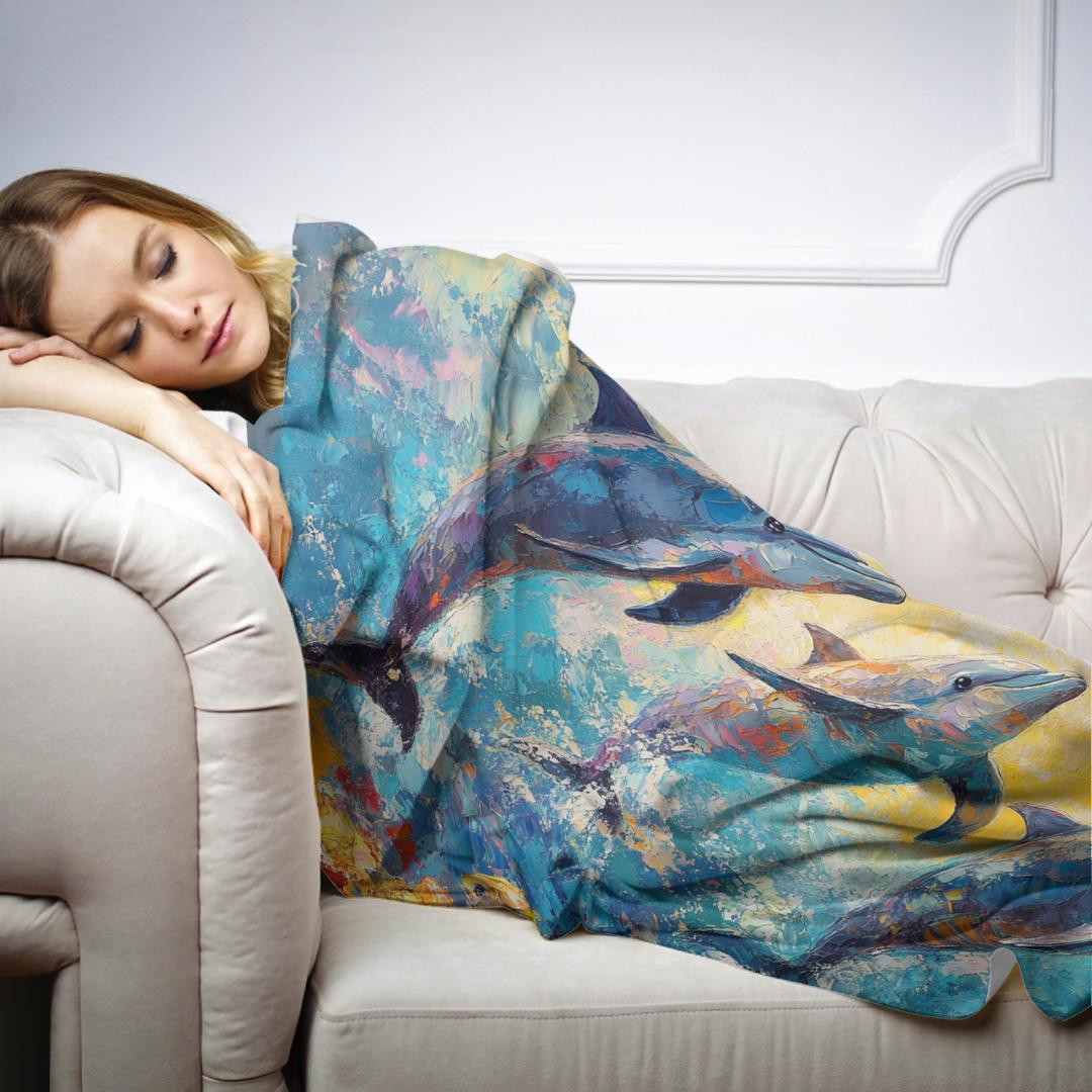 Dolphin Dreams Blanket