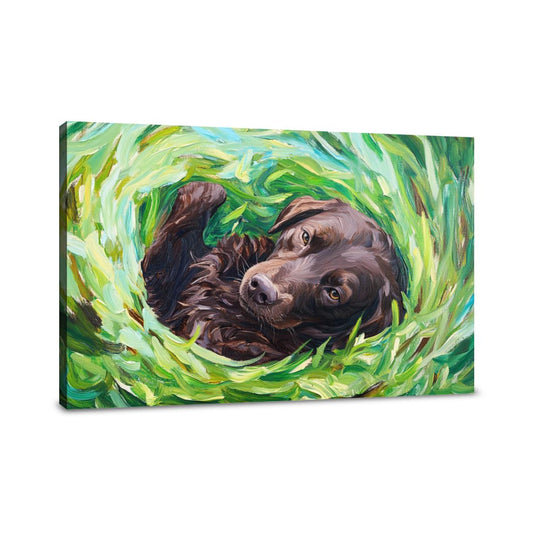 Labrador in Joyful Canvas
