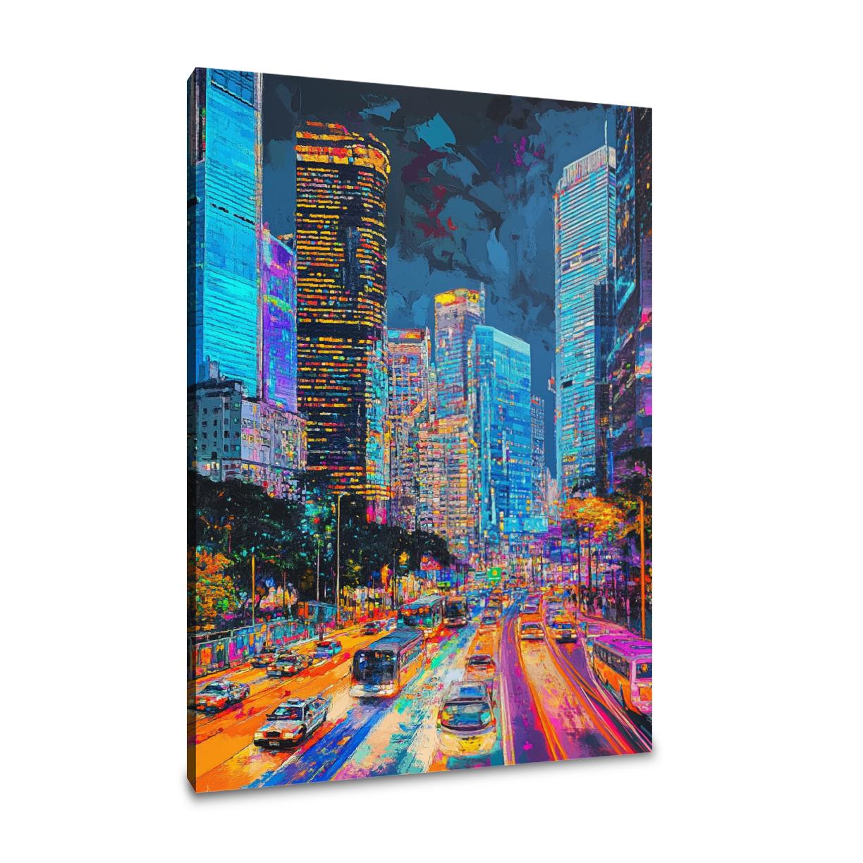 City Lights Canvas