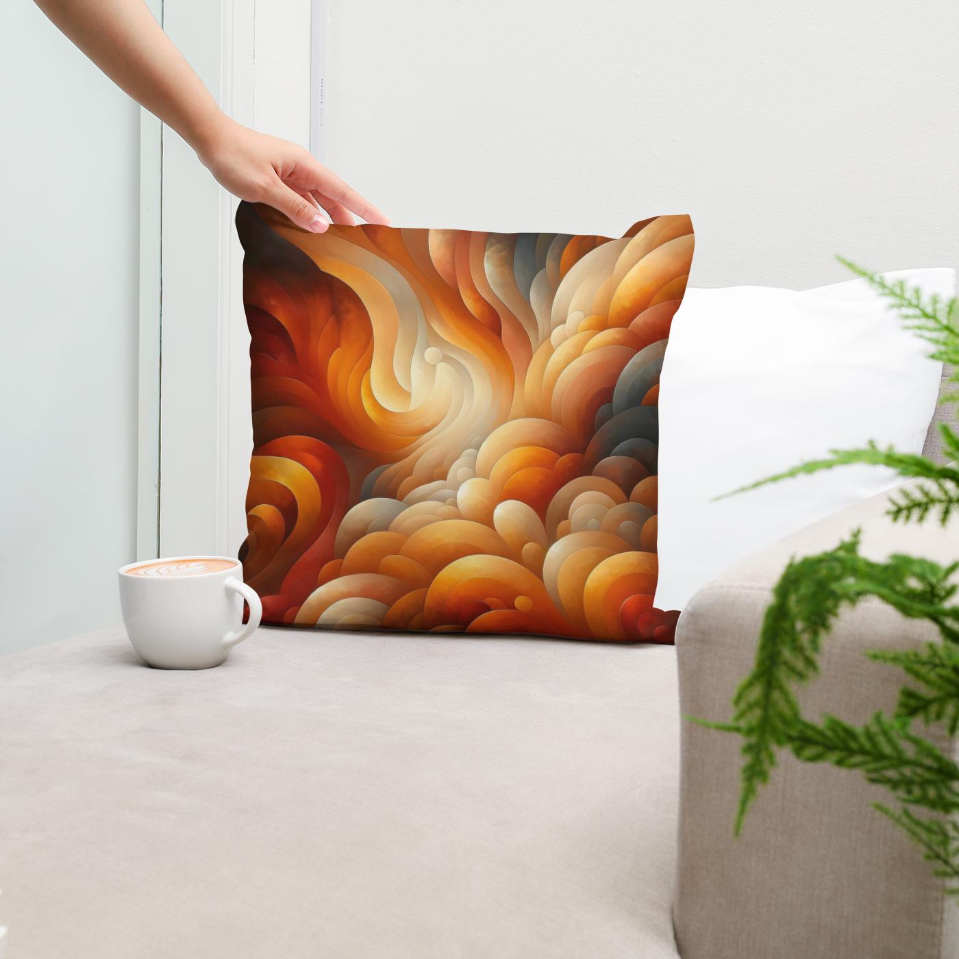 Autumn's Embrace Cotton Cushion