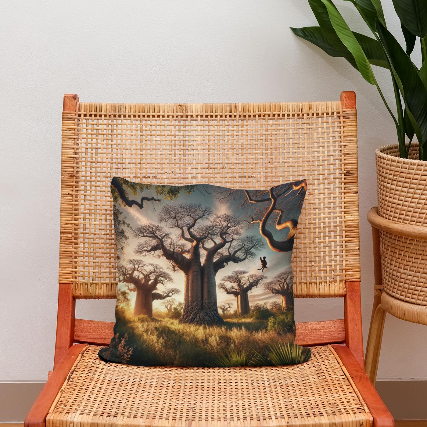 Baobab Grove Cotton Cushion