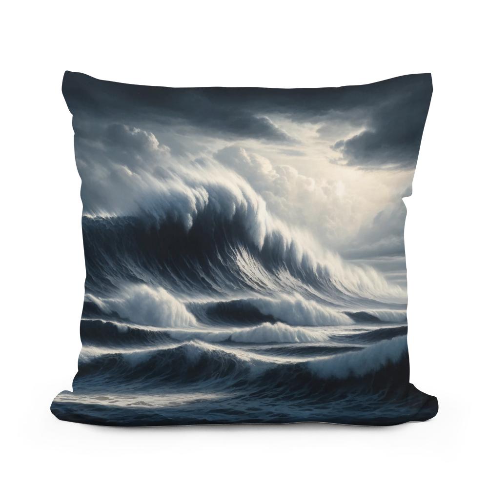 Storm’s Embrace Cotton Cushion