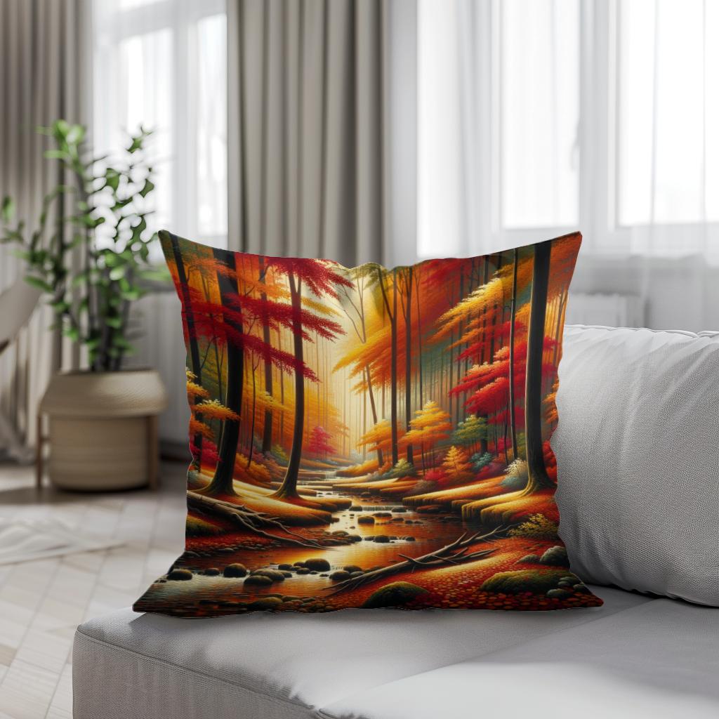 Autumn Melody Cotton Cushion