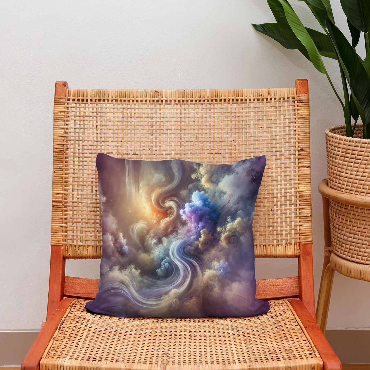 Ethereal Dreamscape Cotton Cushion